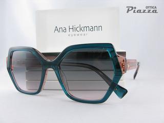 Occhiali da sole Ana Hickmann HI9223 H01 verde e rosa
